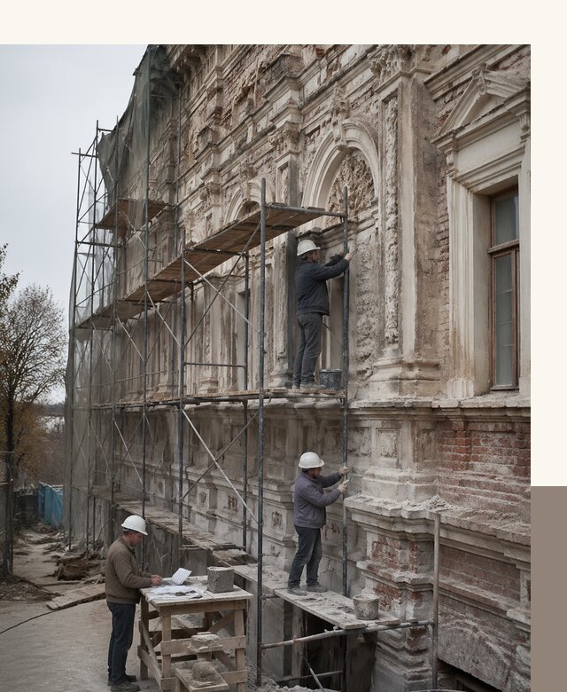 Реставрация объектов культурного наследия под ключ в Спасске-Дальнем