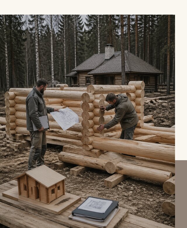 Проектирование и строительство домов из бревна в Спасске-Дальнем
